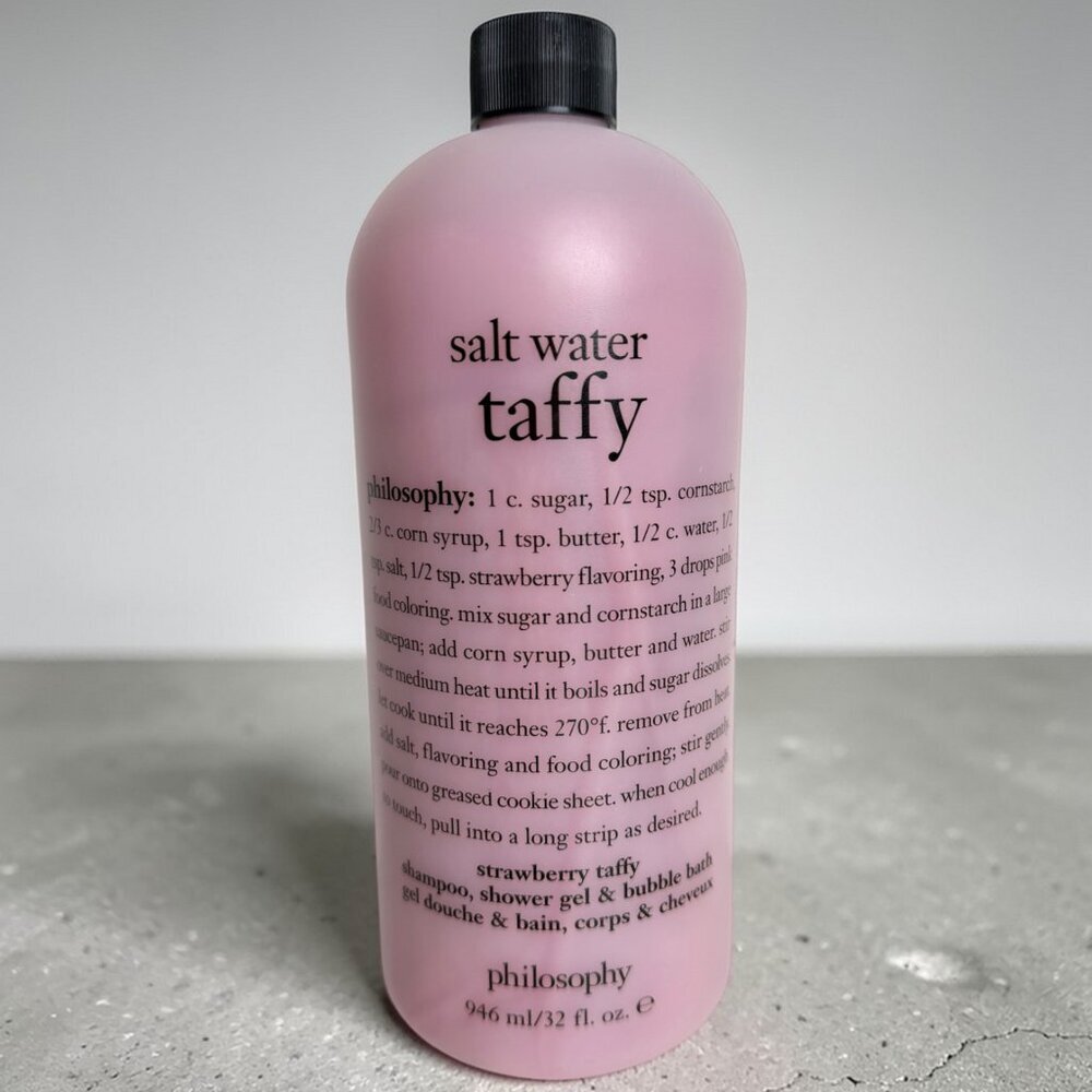 Philosophy Salt Water Taffy Shampoo, Shower Gel & Bubble Bath 32 fl. oz. - Picture 1 of 2